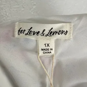 For Love & Lemons Daisy Mae Strapless Satin Patchwork Midi Dress Size 1X NWT thumbnail 5