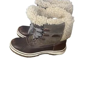 Pajar Women Size 6-6.5 Leather Faux Fur Waterproof Winter‎ Snow Boots thumbnail 4