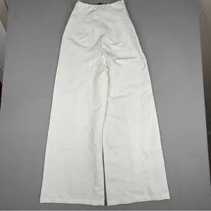 Cider White Wide Leg Pants XS High Rise Stretch Trouser NWT thumbnail 10