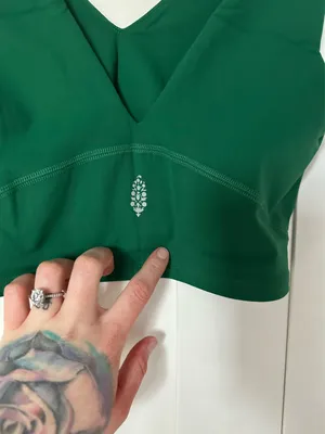 NWT FP Movement Never Better Crop In green Heritage Sold Out Color $58 Retail thumbnail 6