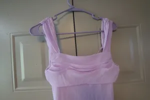 Shein special ocassion mini short dress ruched top in lilac purple size small. thumbnail 4
