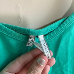 BKE turquoise green y2k camisole tank top sweetheart neckline women S extra long thumbnail 4