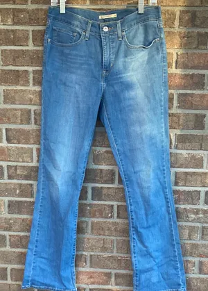 Levi's Classic Blue Flare Jeans thumbnail 1