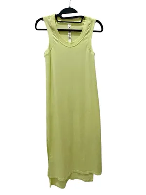 Lululemon All Yours Tank Maxi Dress Crispin neon green size 2 thumbnail 2