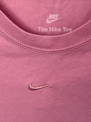 Nike The Nike Tee Pink Modal Blend Baby Tee Large thumbnail 3