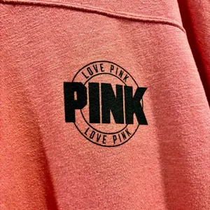 Victoria's Secret PINK Varsity V-Neck Long Sleeve Oversized Cozy Sweatshirt, M thumbnail 5