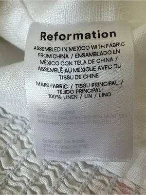 Reformation Khloe Linen Top thumbnail 9