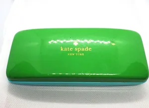 Kate Spade Green & Black Glasses Case thumbnail 1