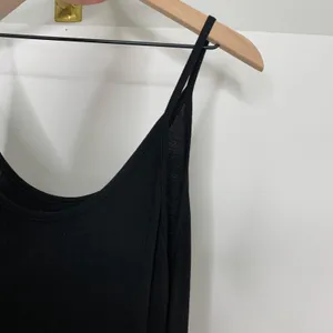 Reformation A-Line Fitted Scoop Neck Midi Length Dress Womens Small Black thumbnail 6