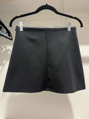 Zara Black Mini Skirt thumbnail 2