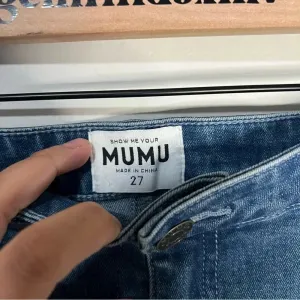 NWT Show Me your Mumu Reba Denim Maxi Skirt size 27 thumbnail 14