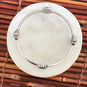 Lia Sophia Silver Bangle Bracelet with Mint Accents thumbnail 4