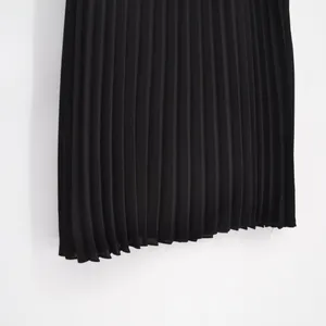 Bardot Pleated Midi Skirt Black Womens 4 XS Accordion Pleats A-Line High Rise thumbnail 6
