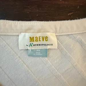 Anthropologie Maeve Cream Sweater Top thumbnail 5