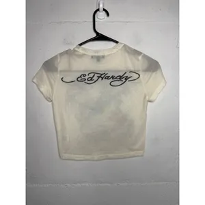 Ed Hardy Mesh Baby Tee Womens Size Small thumbnail 4