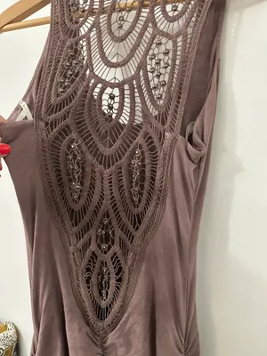 Anthropologie Crochet Backless Maxi Dress thumbnail 7