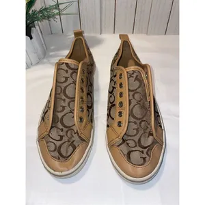 GUESS Brown/Tan Trainers Size 6 thumbnail 3