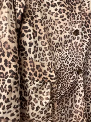Karen Kane Leopard Print Raincoat thumbnail 2
