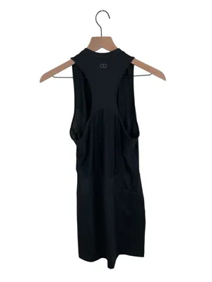 CALIA by Carrie Underwood Perforated Sleeveless Golf Dress Black Size Small thumbnail 3