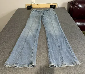 Michael Kors Women's Bootcut Light Wash Blue Denim Jeans Stretch Mid Rise Sz 6 thumbnail 1