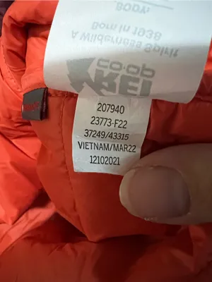 REI Co-Op Flash Insulated Hybrid Lightweight Packable Burgundy Hooded‎ Jacket thumbnail 14