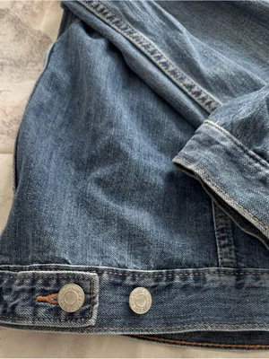 GAP Icon Light Blue Sherpa-Trim Denim Jacket, size 2XL plus outdoor casual thumbnail 12