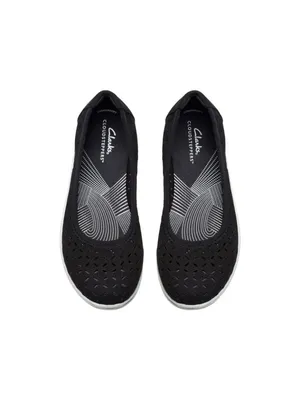 NWT Clarks Breeze Roam Ballet Flat 26177228 Black 9.5N thumbnail 7