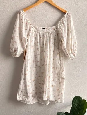 NWT Billabong On The Shore Dress Medium thumbnail 1