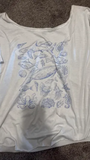 SheIn off the shoulder tee thumbnail 2