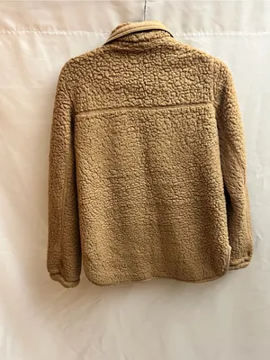 Abercrombie & Fitch Soft A&F Sherpa Fleece Quarter Zip Pullover Medium thumbnail 2