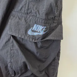 Nike Women's Icon Clash Joggers Warm Up Baggy Oversized Black Large Streetwear thumbnail 6