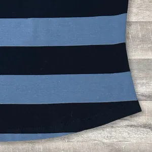 Doe and Rae NEW Blue Striped Racerback Tank Top Womens S Cotton Stretch thumbnail 2