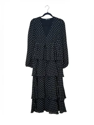 Zara Dress NWOT,Ruffled With polka dots,Size S thumbnail 4