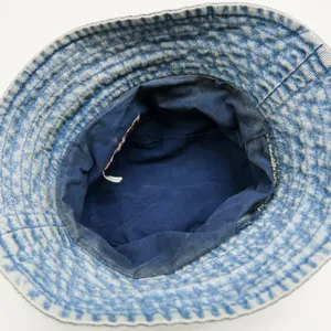 Vintage 90s Faded Glory Light Wash Denim Bucket Hat thumbnail 7