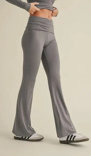 Kimberly Gray Flare Pants Butter Soft thumbnail 3