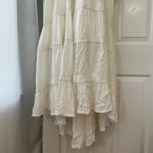 Free People Mockingbird White Eyelet Tiered Maxi Dress thumbnail 5