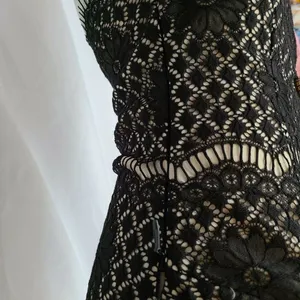Soieblu Black Lace Whimsigoth Gothic Side Zip Y2K Coquette Grunge‎ Small thumbnail 5