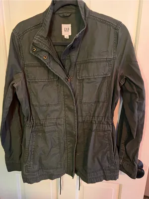 GAP Olive Utility Field Jacket M thumbnail 1