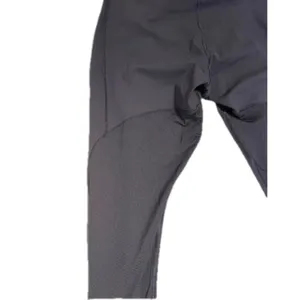 Lululemon‎ Black Cropped Leggings Size 4 Partially Mesh thumbnail 2