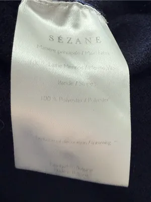 Sezane Jacob Jumper Size XS Merino Wool thumbnail 5