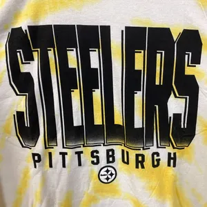 National Football League Steelers Pittsburgh Game Time long Sleeve Tie Dye T-Shirt 2XL thumbnail 3