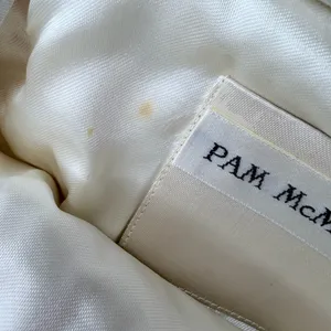 Pam McMahon Vintage Cream Beaded Kiss-Lock Clutch with Heart Detail thumbnail 7