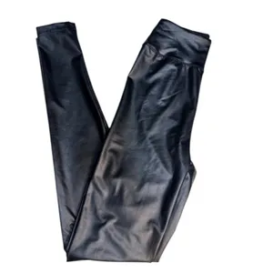 Offline Aerie The Hugger High-Waisted Faux Leather Crackle Leggings Medium NWT thumbnail 3