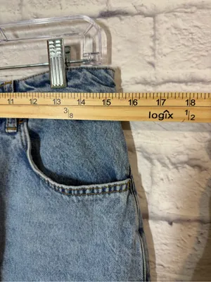 BDG Urban Outfitters Light Blue Denim Skirt with Front Slit, Medium thumbnail 3