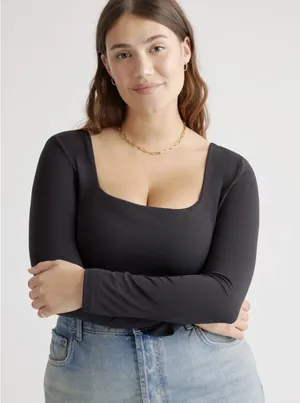Abercrombie Square Neck Bodysuit thumbnail 1