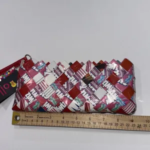 Vintage 90s Y2K Twizzler Cherry Berry Strawberry Candy Wrapper‎ Zip Purse NWT thumbnail 10