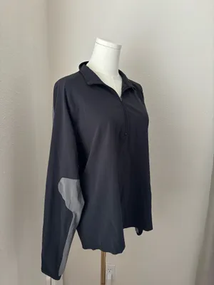 Nike black quarter zip windbreaker jacket (S) thumbnail 2