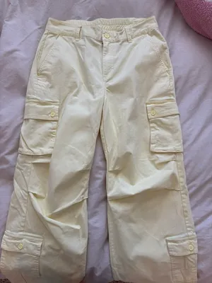 Wild Fable Butter Yellow Straight Cargo Pants thumbnail 1