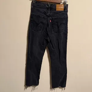 Levi's Ribcage Bootcut High Rise Jeans in Black Lake- Size 25 thumbnail 6