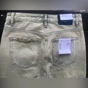 Vervet Beverly Super‎ High Rise Straight Distressed 100% Cotton Jeans Size 27 thumbnail 8